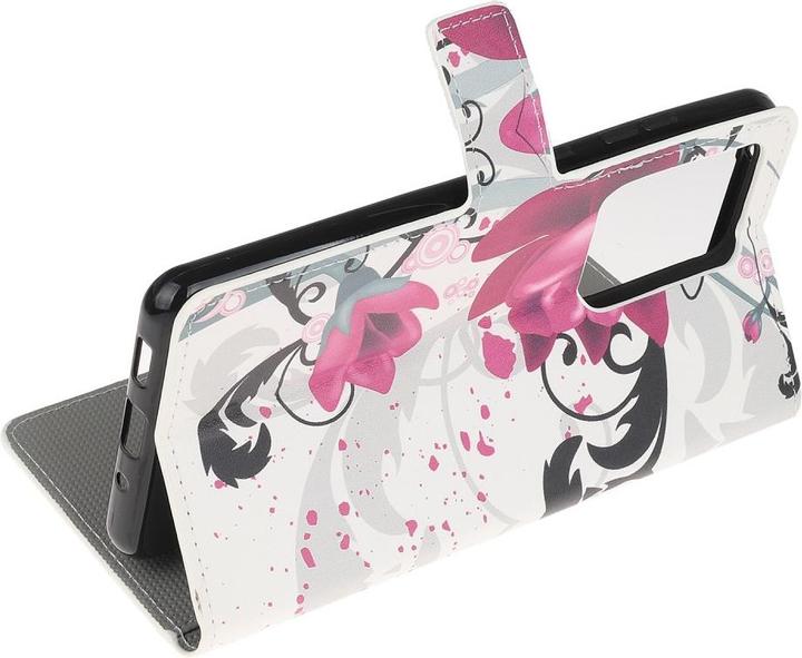 Produktbild Cover-Discount Galaxy S21 Ultra - Leder Hülle Lotus Blüte (Samsung Galaxy S21 Ultra)