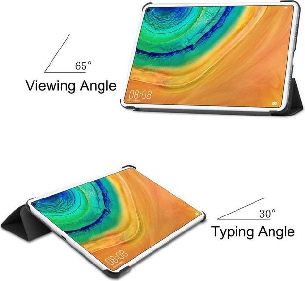 Actual product image Enkay Leather Smart Case triple foldable (Huawei MatePad Pro)