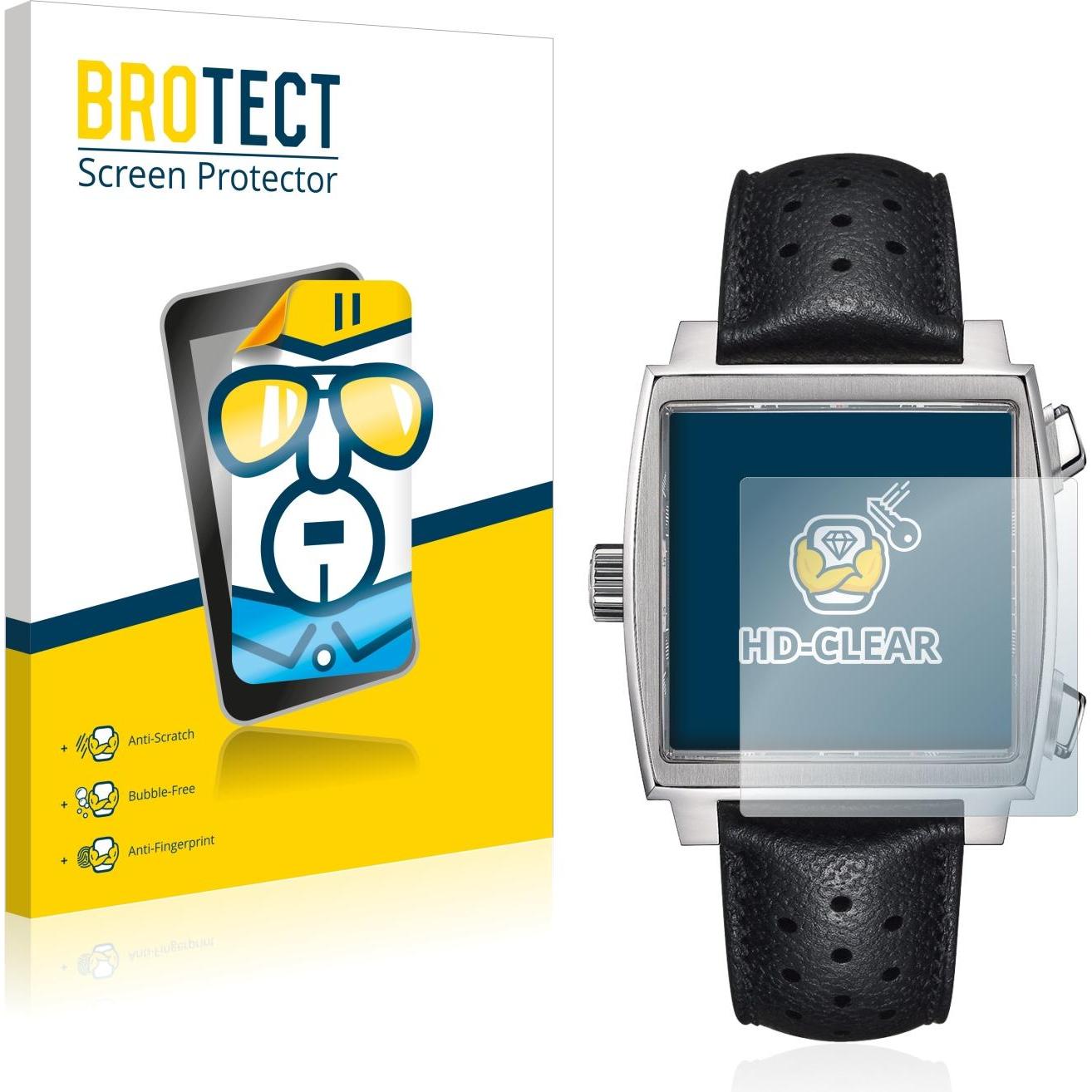BROTECT Schutzfolie Displayschutz Klar, Smartwatch Schutzfolie, Transparent