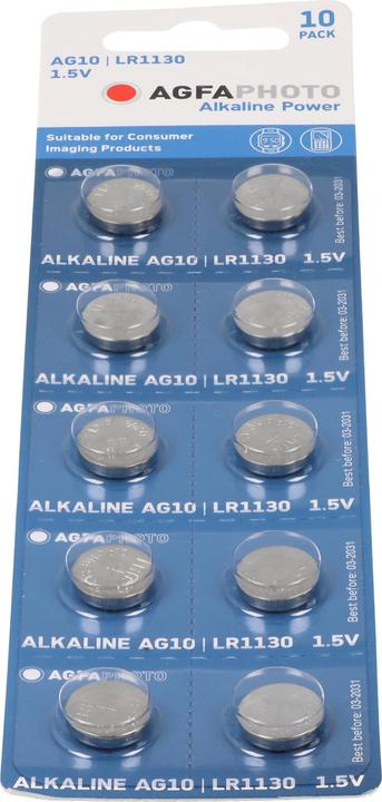 Actual product image AGFAPHOTO Alkaline Power (10 pcs., AG10)