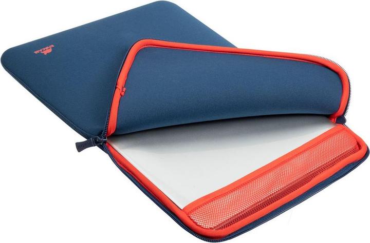 Actual product image Rivacase Anti-shock Case for MacBook Pro 16" and Laptop 15.6" Vertical Zip Blue (15.60", Universal)
