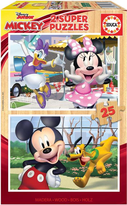 Immagine prodotto Educa Topolino e gli amici puzzle di legno (25 pezzi)