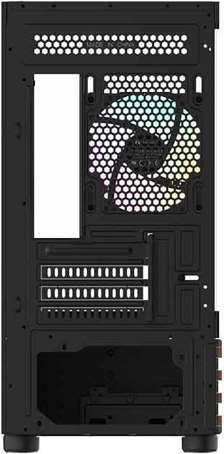 Actual product image Thermaltake Geh View 170 WS Midi Tower "ARGB" Black retail (mATX, Mini-ITX)