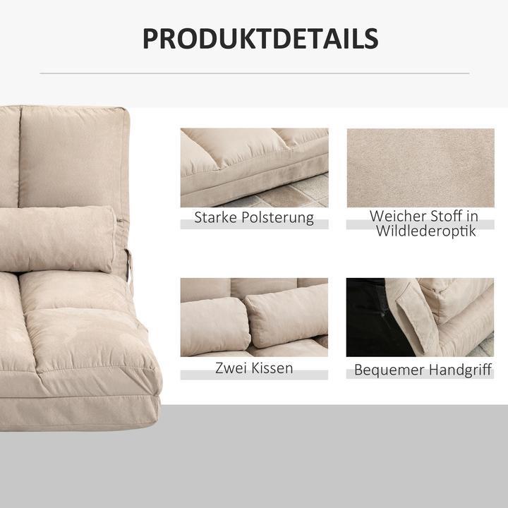 Actual product image Homcom Bodensofa (2 person sofa)