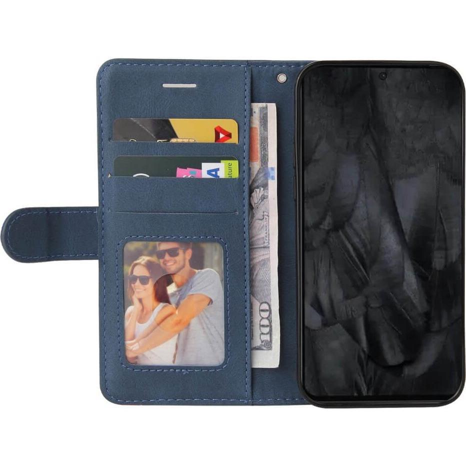 Thumbnail - Cover-Discount Google Pixel 8 Pro - Dual-color Etui Hülle blau (Google Pixel 8 Pro), Smartphone Hülle, Blau