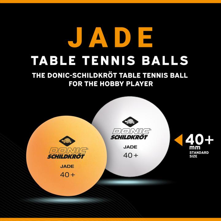 Immagine prodotto Donic Schildkröt Palle da tennis da tavolo 144 pezzi. Giada Poly 40+ (144 pz.)