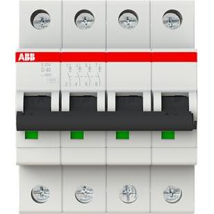 Thumbnail - ABB, Schutzschalter, S204-D40 Sicherungsautomat D-Char., 6 2CDS254001R0401