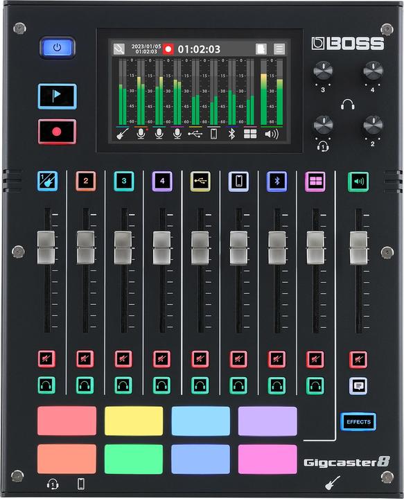 Produktbild BOSS (Electronics) GCS-8 Gigcaster 8 Audio Streaming Mixer (Studio- und Livemixer)