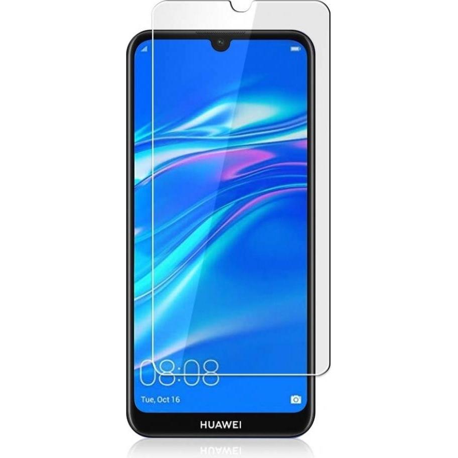 Screenguard Huawei Y7 2019 Panzerglas Schutzfolie Case Friendly Design (1 Stück, Huawei Y7 (2019)), Smartphone Schutzfol...
