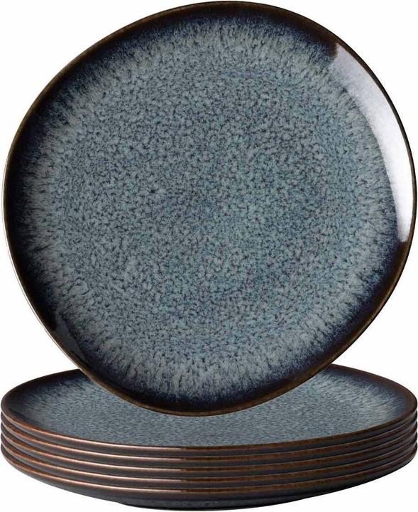 Produktbild Villeroy & Boch Frühstücks- & Dessertteller Lave Ø 17 cm, 6 Stück, Grau (6 x, 17 cm)