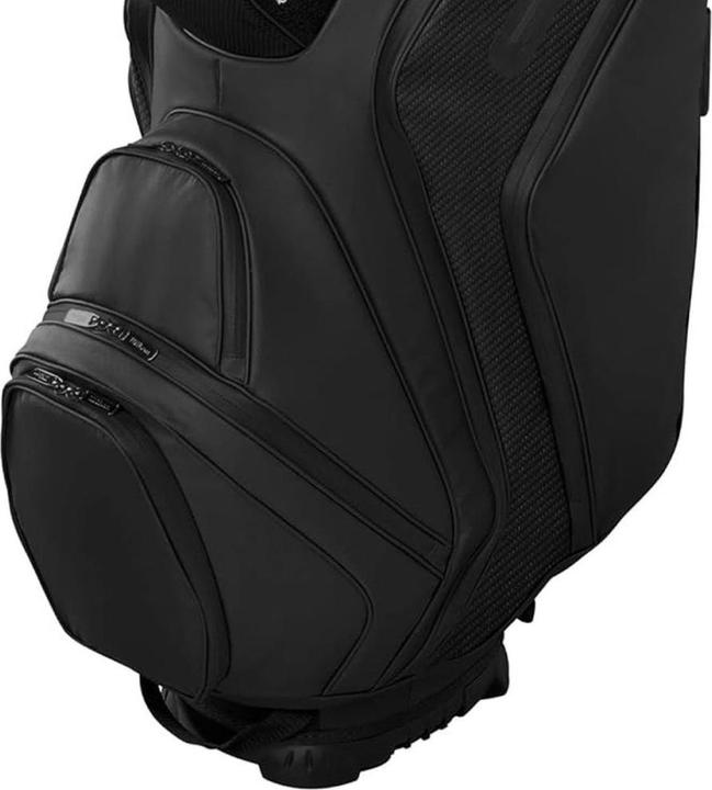 Wilson - Alpine Cart Bag Schwarz – Geräumige und funktionale Golftasche für den Golftrolley