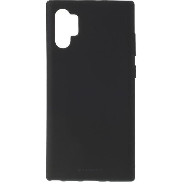 Goospery Soft Feeling Jelly Series (Samsung Galaxy Note 10+, Samsung Galaxy Note 10+ 5G), Smartphone Hülle, Schwarz