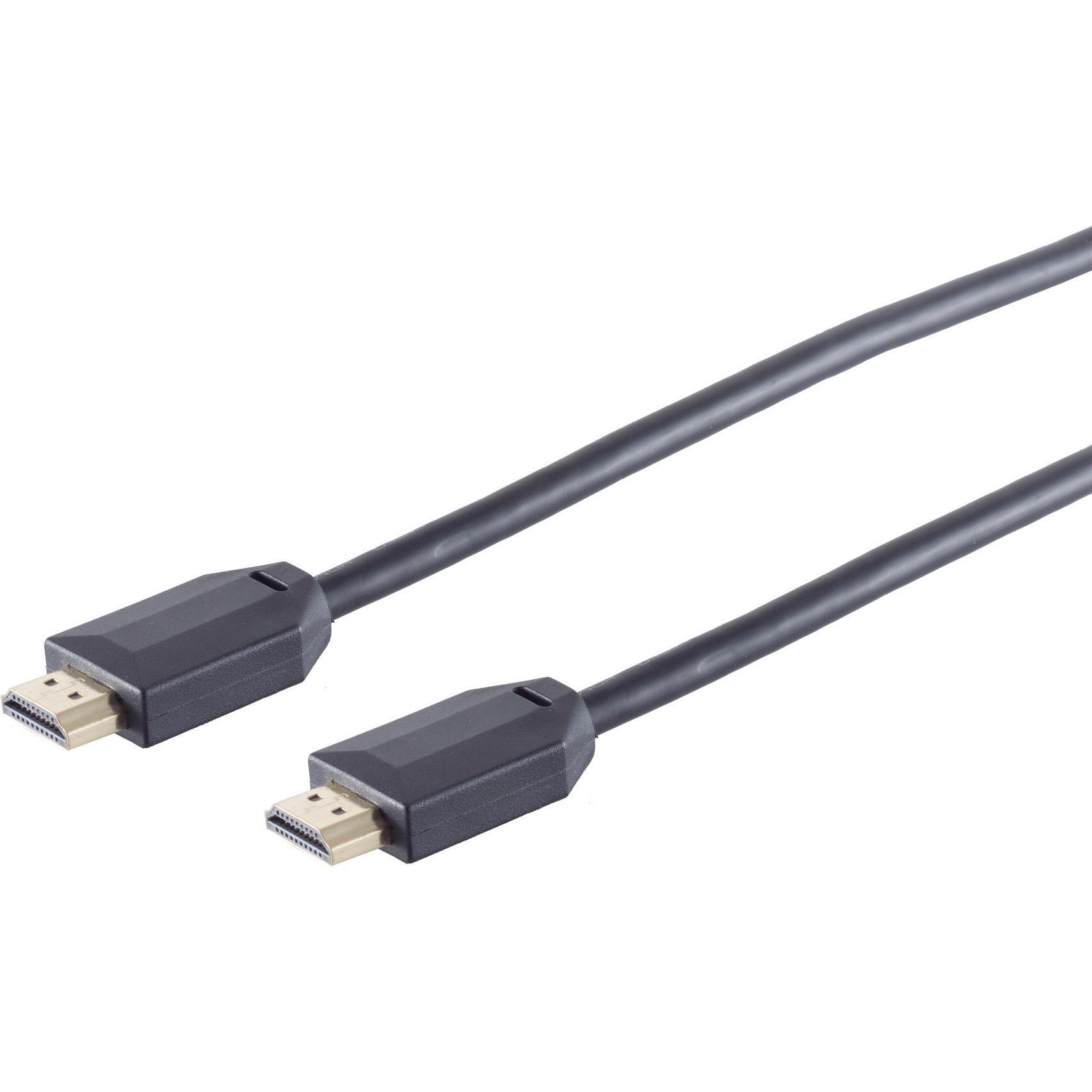 Shiverpeaks S/CONN maximum connectivity Ultra HDMI Kabel, 10K, PVC, schwarz, 5m (5 m, HDMI), Video Kabel