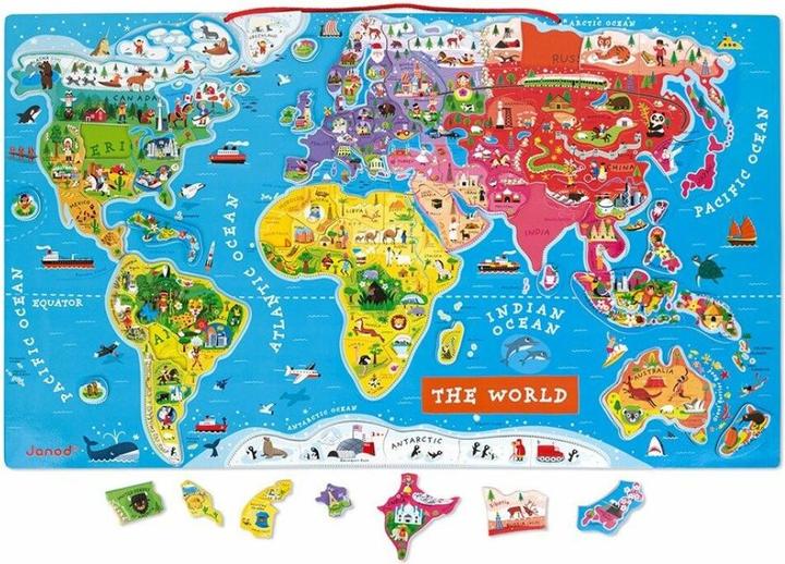 Image du produit Janod Carte du monde (92 pièces)