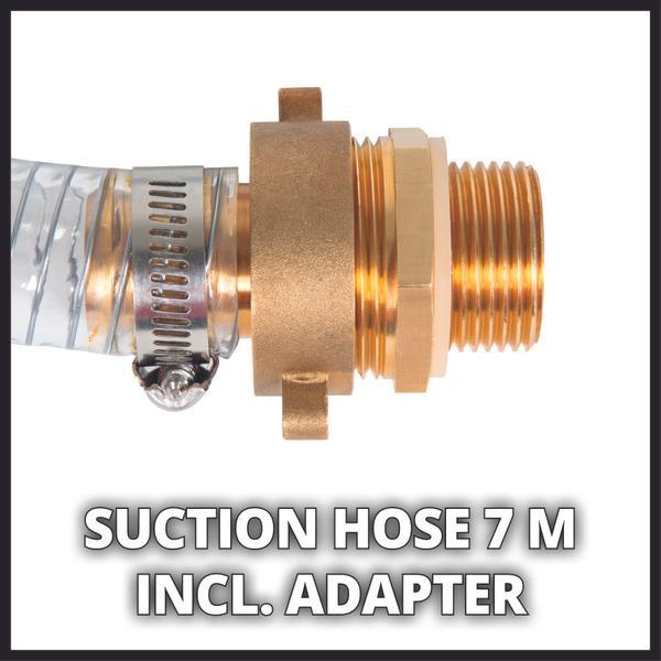 Image du produit Einhell Tuyau d'aspiration 7 m 4173640