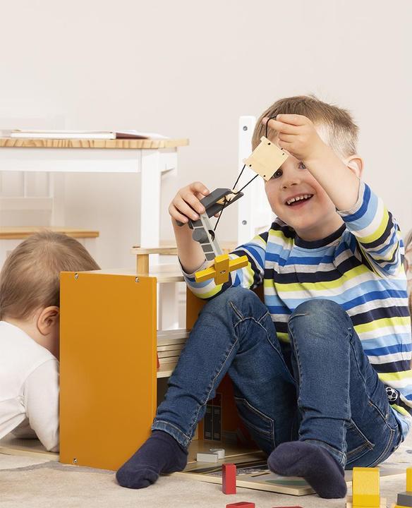 Image du produit Pinolino Univers de jeu "Chantier Gustav" avec accessoires