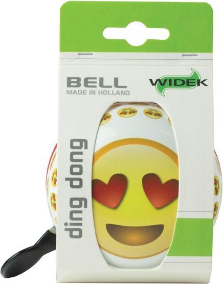 Produktbild Widek Fahrradklingel DING DONG EMOTICONS Herz Augen 1St. (NEU)