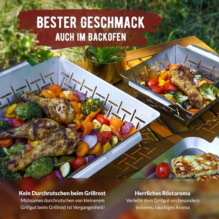 Actual product image Grillart Premium Grillkorb Set