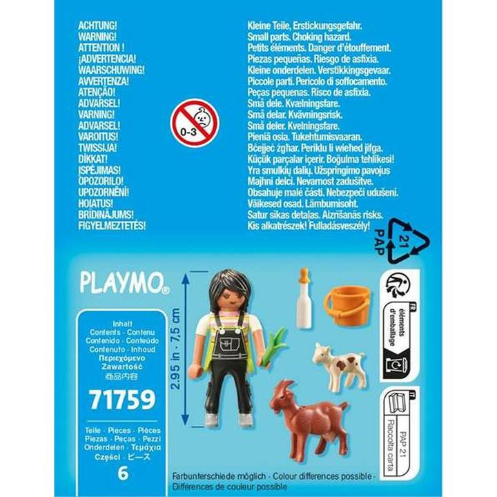 Actual product image Playmobil 71759 Woman with goats (71759)