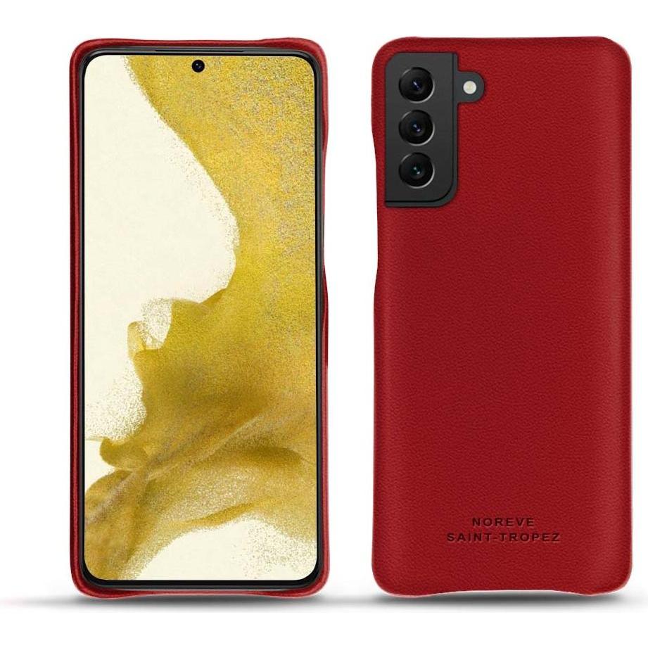 Noreve Lederschutzhülle (Samsung Galaxy S22), Smartphone Hülle, Rot