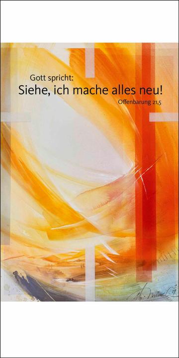 Actual product image Bene Jahreslosung Münch 2026, Faltkarte mit Betrachtung (10er-Set) (10 pcs.)