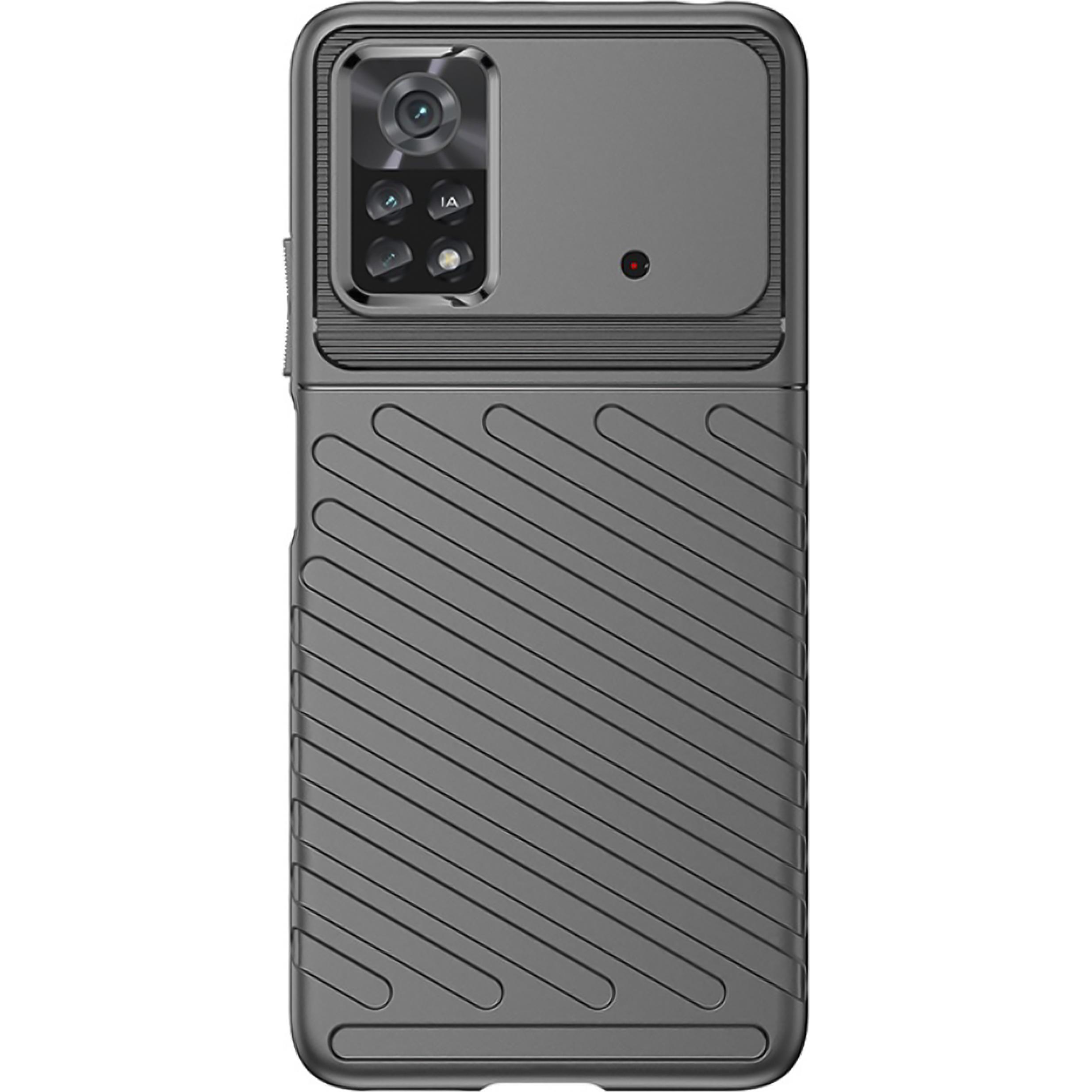 Cazy Hülle Kompatibel mit Poco X4 Pro - Schützhulle Griff Back Cover TPU - (Xiaomi Poco X4 Pro 5G), Smartphone Hülle, Sc...