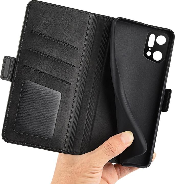 Actual product image Screenguard Oppo Find X5 Pro CardLounge Leather Case (Oppo Find X5 Pro)