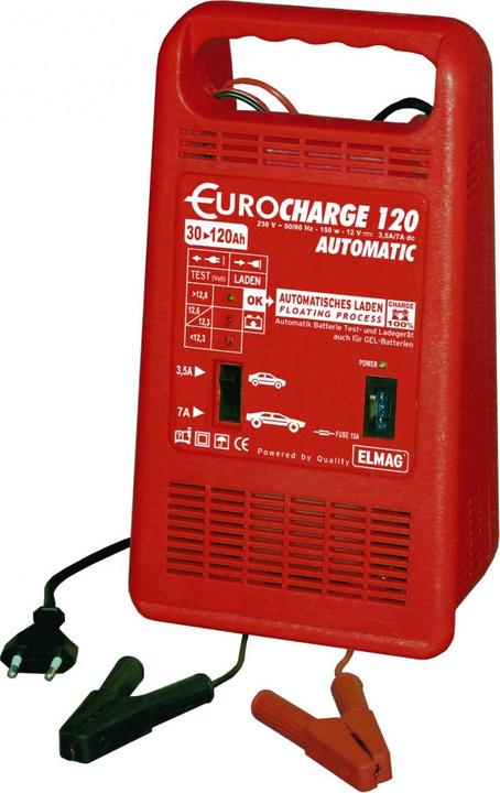 Actual product image Elmag Eurocharge 120 battery tester/charger (12V, 7 A)