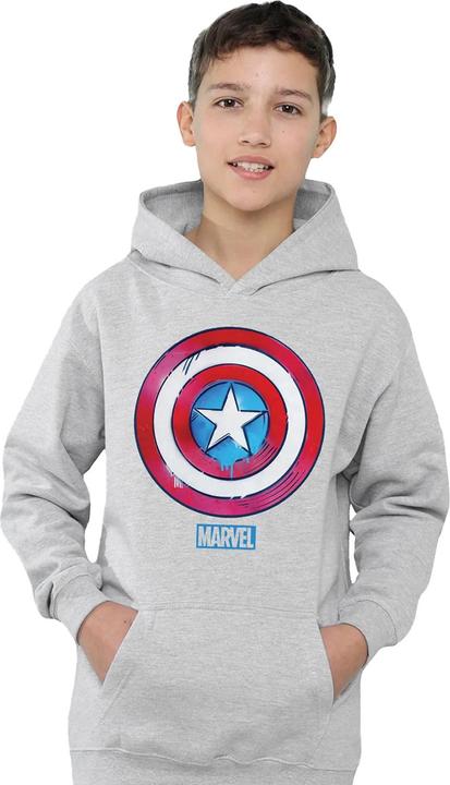 Produktbild Captain America Kapuzenpullover Zum Überziehen (128)