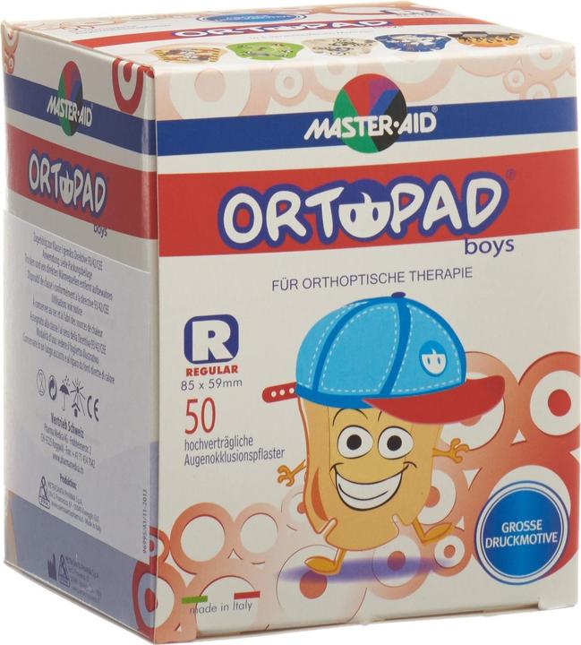 Actual product image Master Aid Eye Patch Regular Boys 50 Piece (50 x)