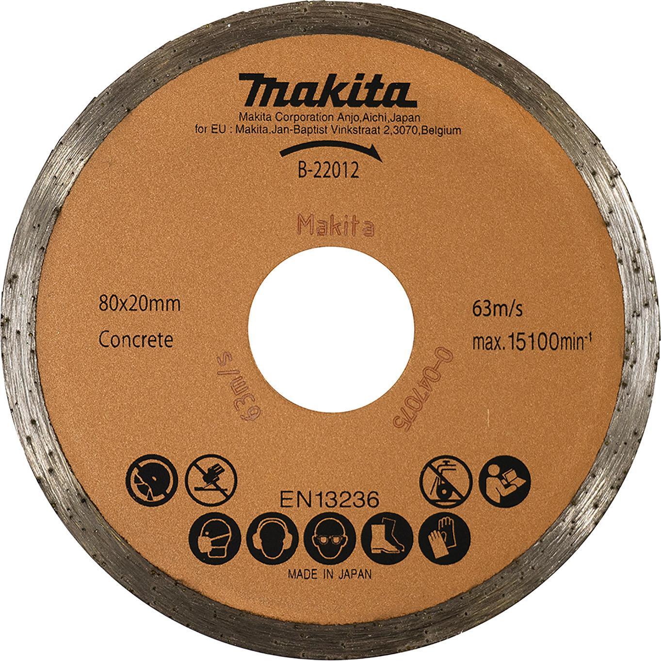Makita, Sägeblatt, Diamantsch. 80mm Glas