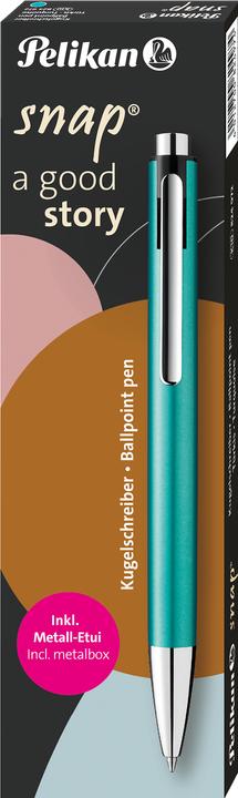 Immagine prodotto Pelikan Biros Snap Metallic K10 -Custodia turchese (Turchese, 1x)
