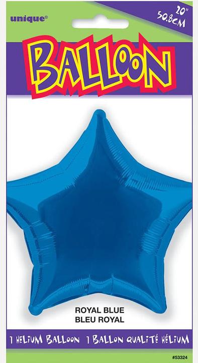Image du produit Unique Party Ballon étoile bleu (1 x)