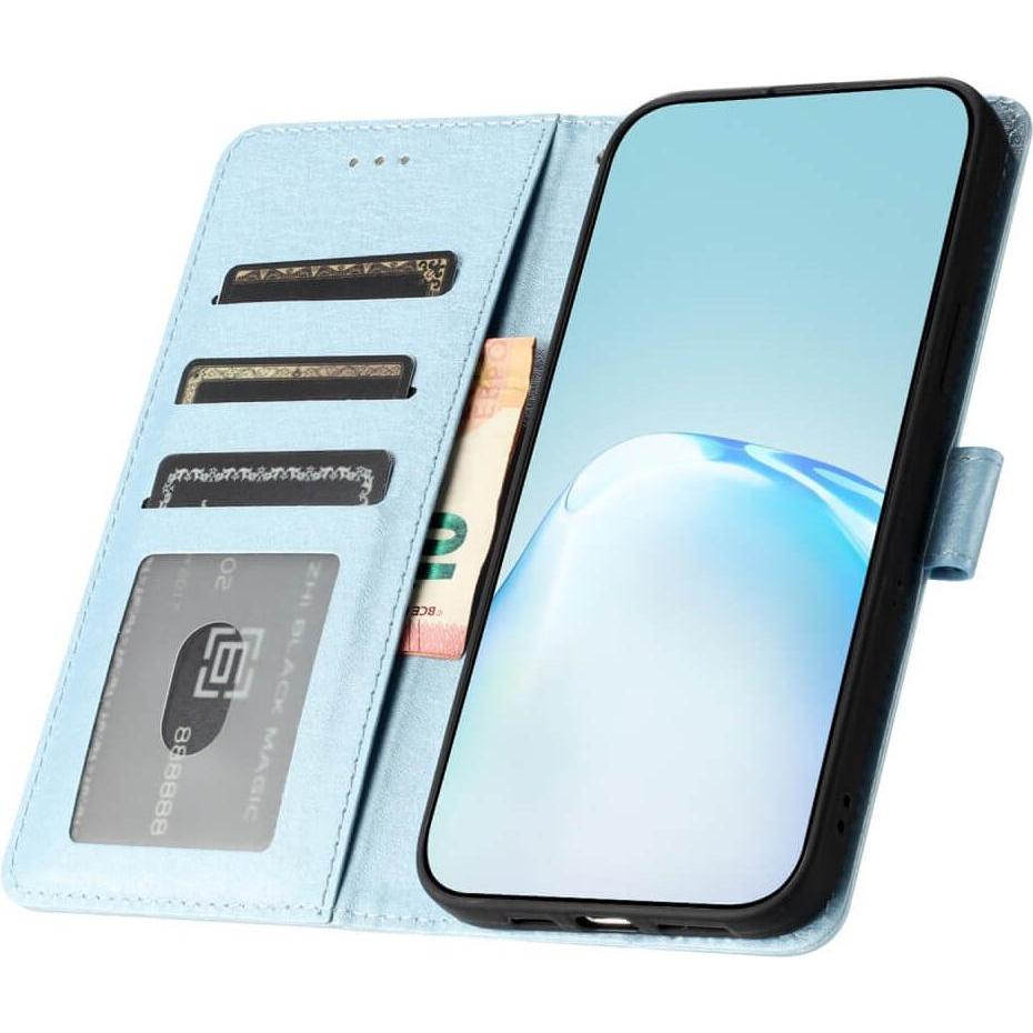 Thumbnail - Cover-Discount iPhone 16 Pro Max - Silk Texture Etui Hülle (Apple iPhone 16 Pro Max), Smartphone Hülle, Blau