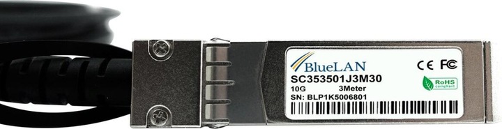 Actual product image BlueLAN Brocade XDL-TWX0501 Compatible DAC SFP+ SC353501J5M24