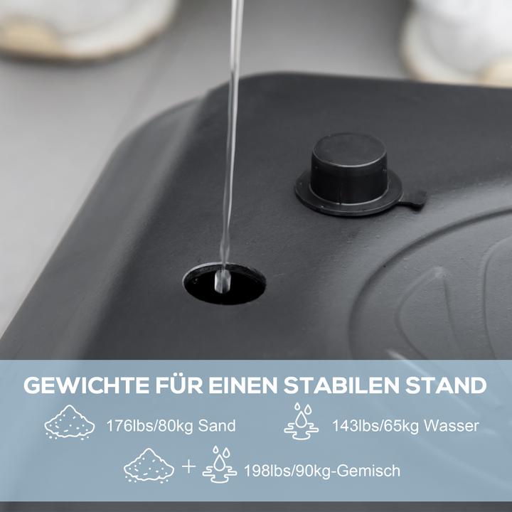 Produktbild Swisshandel24 2-in-1 Basketballständer, 195-370 cm Höhenverstellbarer Basketballkorb mit Ständer, Stahl