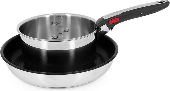 Image du produit Tefal Lot de 3 Poëles 18-26 cm - L97488 (Casserole, Poêle à frire, Acier inoxydable)