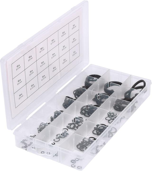 Actual product image KS Tools Assortment snap rings inside, Ã˜ 3-32mm, 180 pcs.