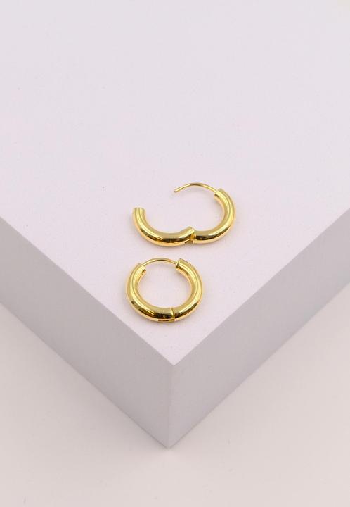 Produktbild Muau Creolen (750/18K Gelbgold)
