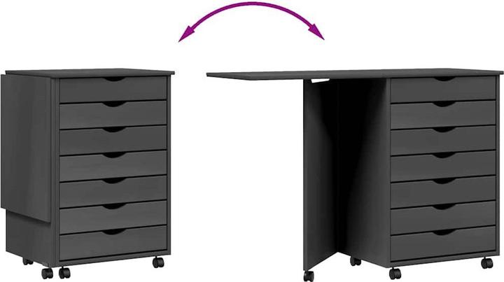 Actual product image vidaXL Rollschrank (105.50 x 39 x 74.50 cm)
