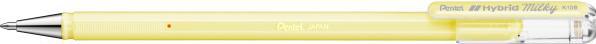 Produktbild Pentel Roller Hybrid Gel Milky (Gelb, 1 x)
