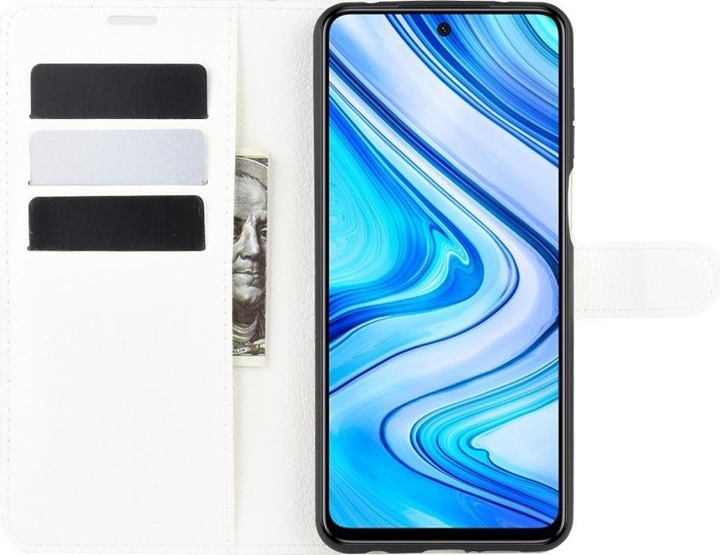 Produktbild Cover-Discount Xiaomi Redmi Note 9 Pro - Leder Etui Hülle weiss (Xiaomi Redmi Note 9S, Xiaomi Redmi Note 9 Pro, Xiaomi Redmi Note 9 Pro Max)