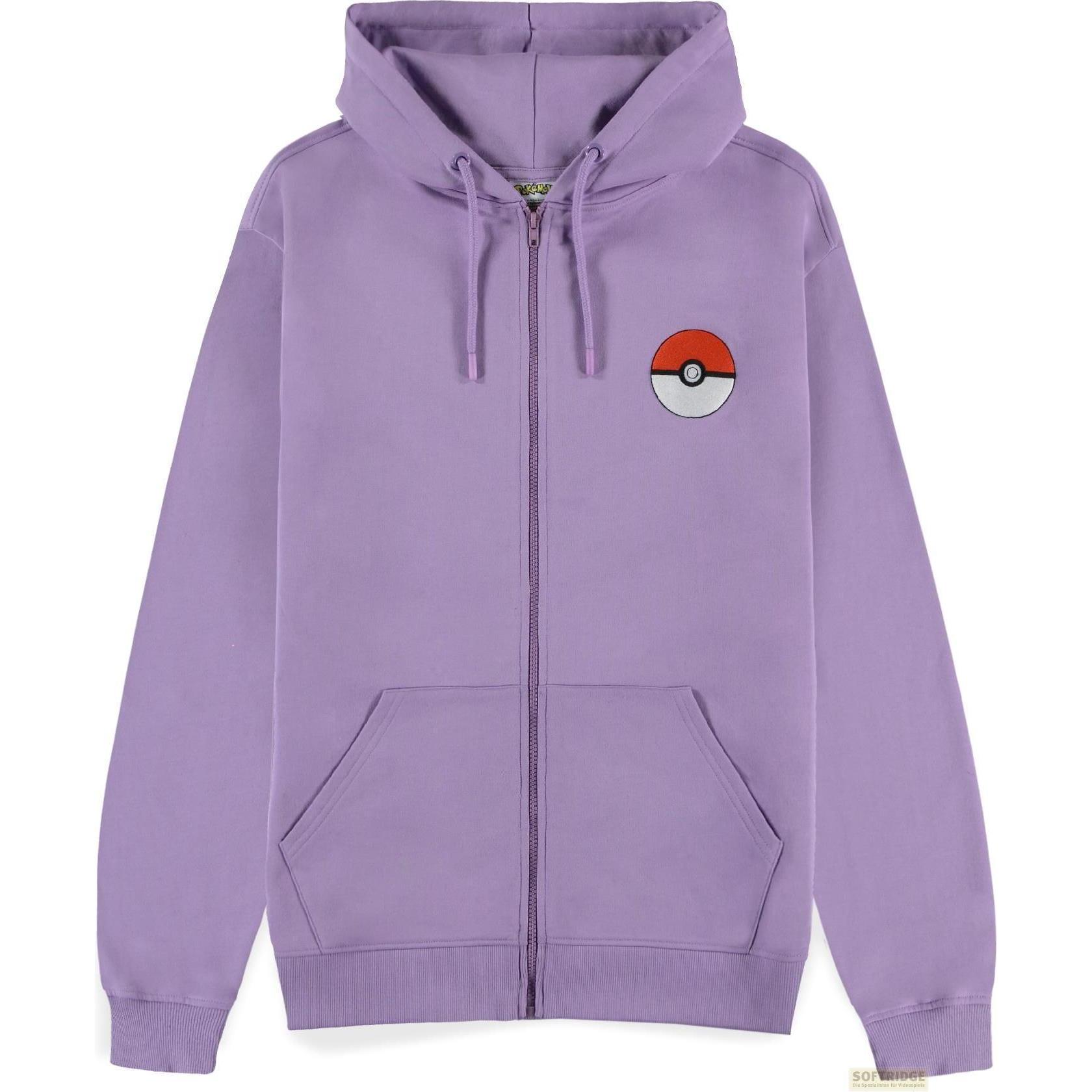 Difuzed, Herren, Pullover, Pokemon sweater à capuche Ectoplasma (XL), Violett, (XL)