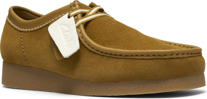 G, ochre suede