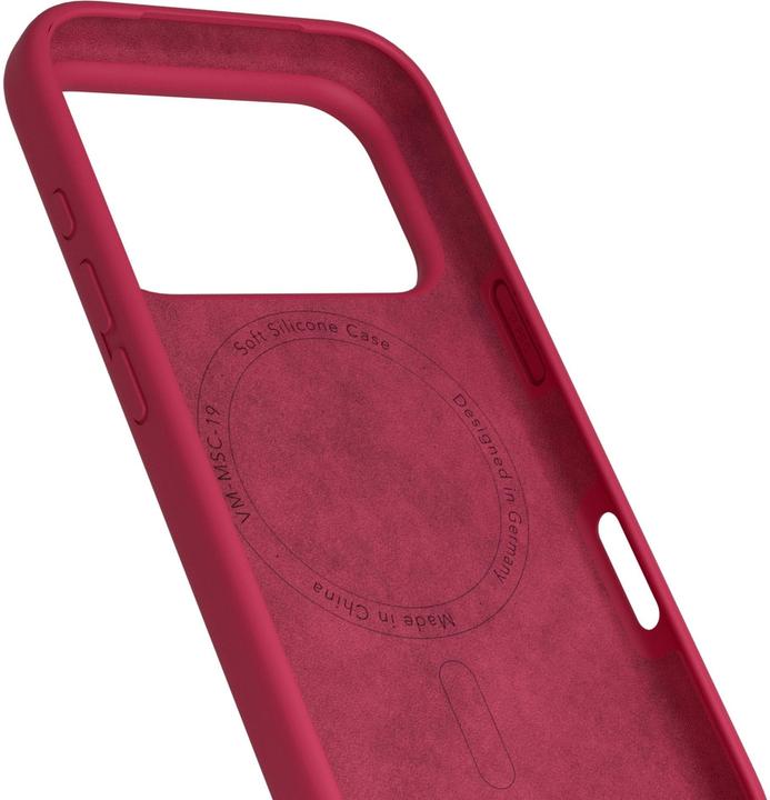Actual product image Vonmählen Back Cover Soft Silicone iPhone 17 Pro Dark Red (Apple iPhone 17 Pro)