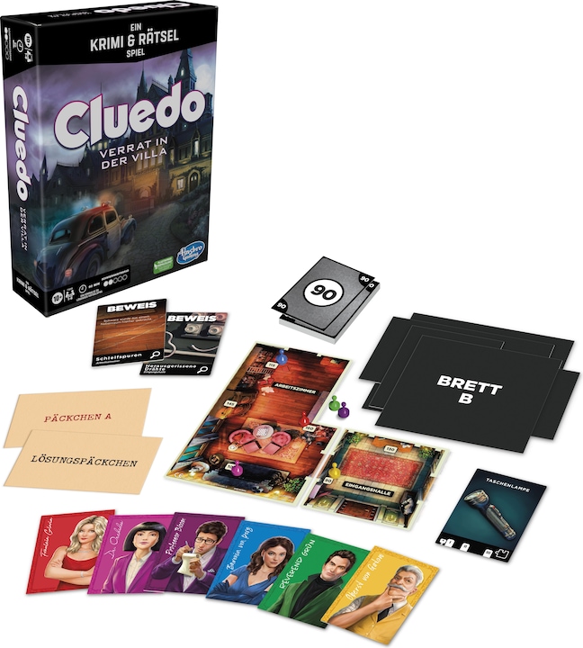 Productafbeelding Hasbro Gaming Cluedo Ontsnappen (Duits)