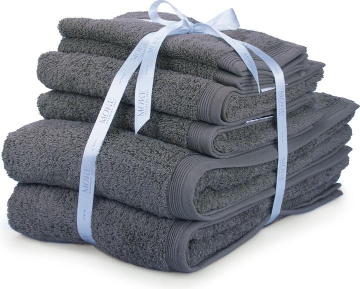 Möve Super Fuzzy Set of 6 (50x100, 80x150, 30x50)
