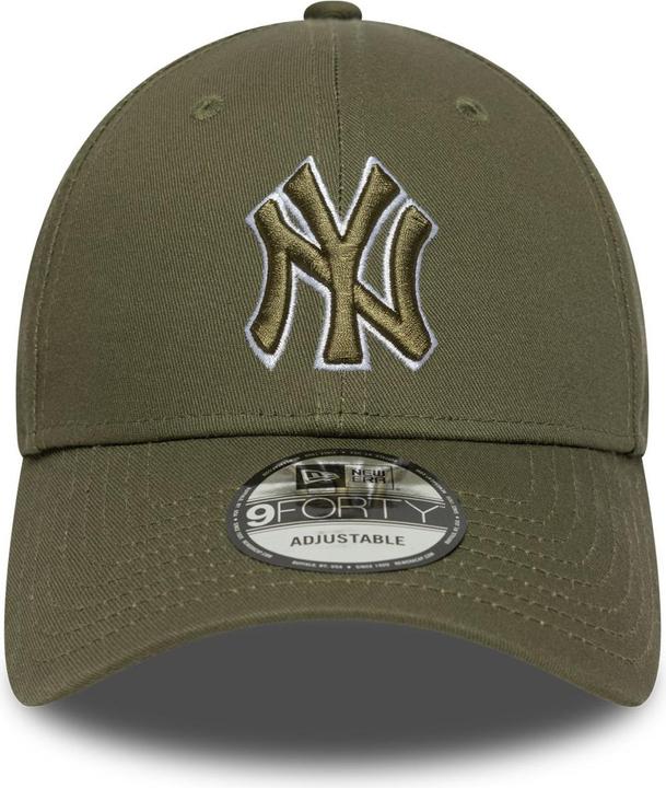 Produktbild New Era 9Forty Strap Cap - OUTLINE New York Yankees oliv