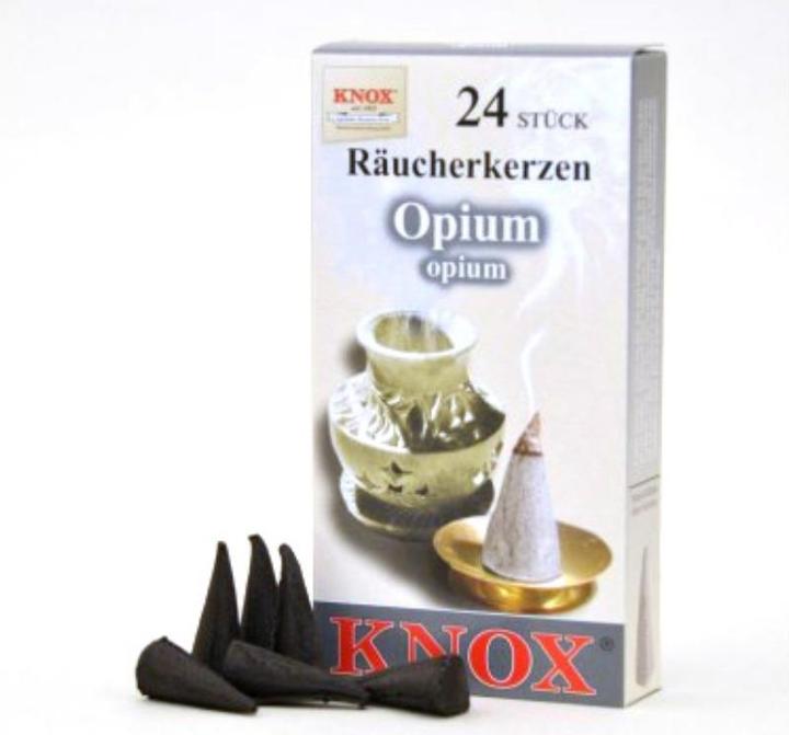 Image du produit Knox Cônes d'encens - Opium, 24 pièces