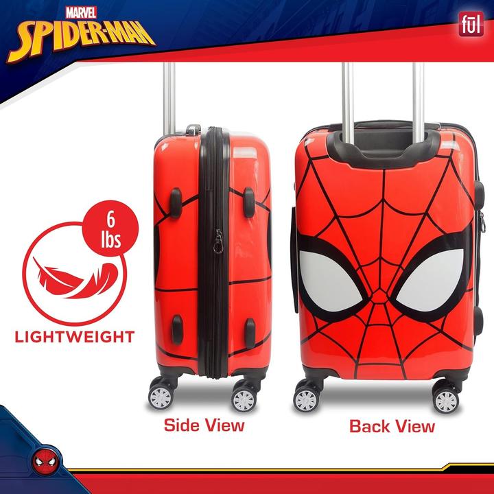 Actual product image Ful Spider-Man Big Face Hardside Carry-On